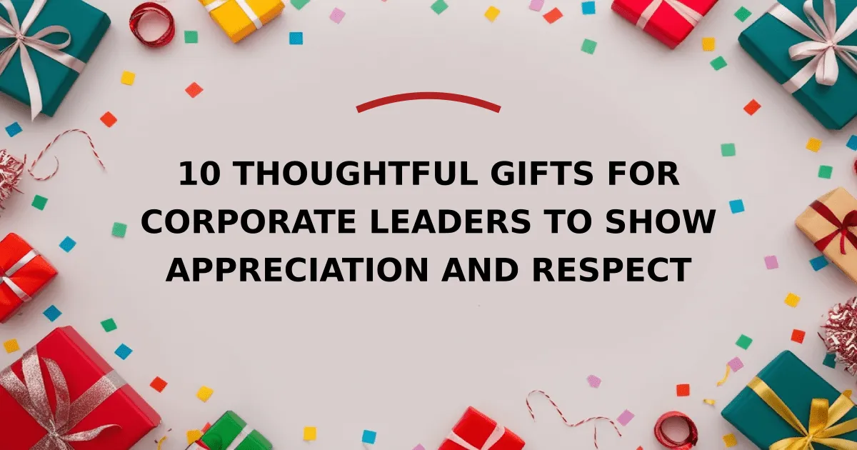 10 Thoughtful Gifts for Corporate Leaders to Show Appreciation and Respect